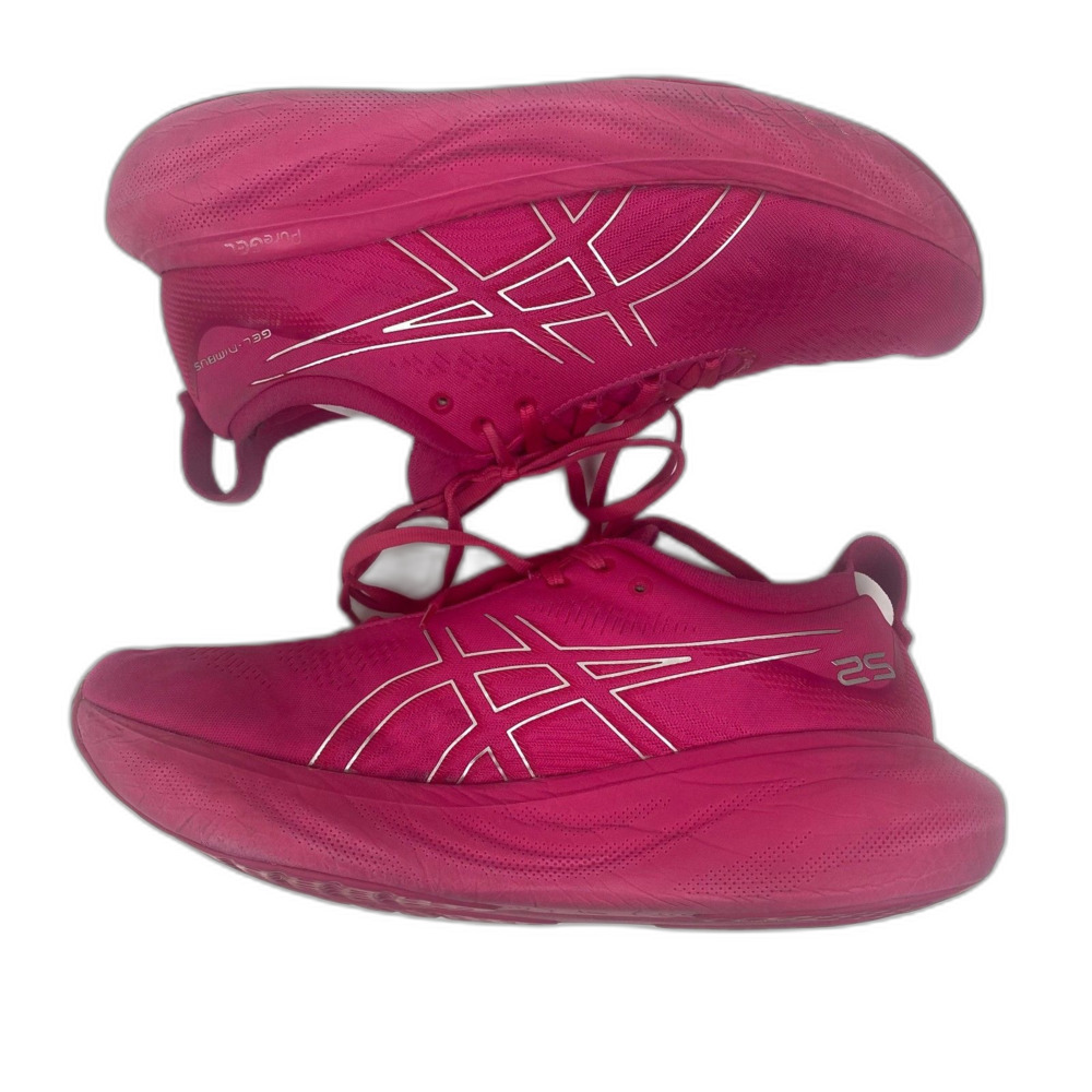Asics Gel Nimbus 25 Woman's Running Shoes Sneakers Woman's US 11 Pink Rave - Picture 3 of 11
